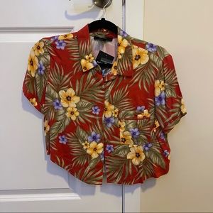 Hawaiian Cropped Shirt
